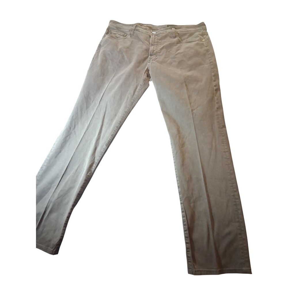 AG Adriano Goldschmied Everett Slim Straight Italian Fabric Grey Pant Mens 38x34